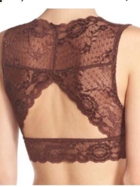 NWT Free People Lace Cropped Bralette